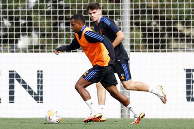 entrenamiento del real madrid