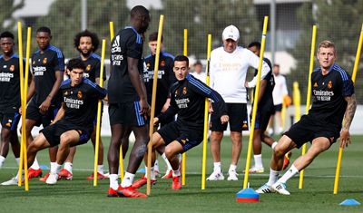 entrenamiento del real madrid