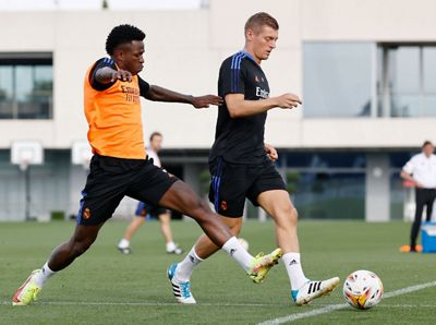 entrenamiento del real madrid