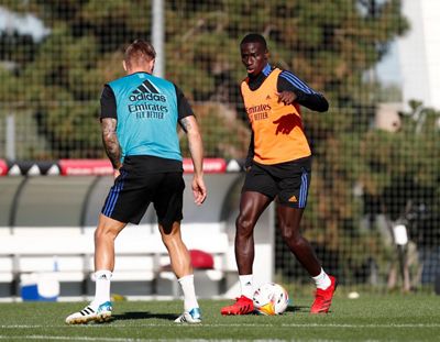 entrenamiento del real madrid