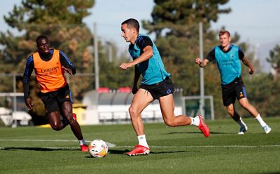 entrenamiento del real madrid