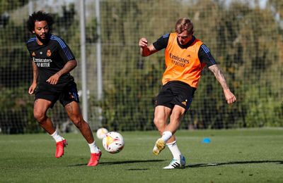 entrenamiento del real madrid