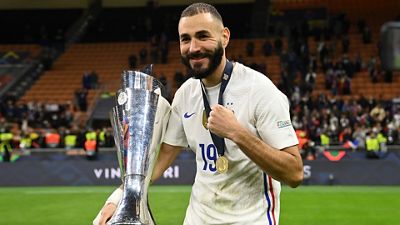 1-2: Benzema marca un golazo y gana la Liga de Naciones con Francia