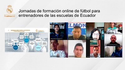 Primera formación de fútbol y valores para las escuelas en Ecuador