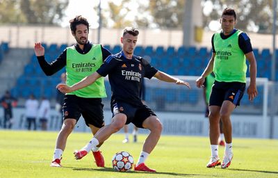 entrenamiento del real madrid