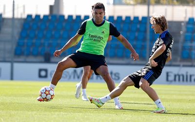 entrenamiento del real madrid