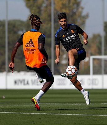 entrenamiento del real madrid