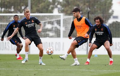 entrenamiento del real madrid