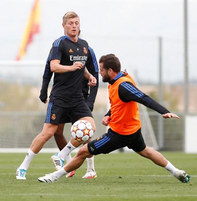 entrenamiento del real madrid