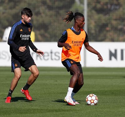 entrenamiento del real madrid