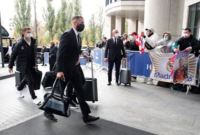 llegada del real madrid a kiev