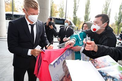 llegada del real madrid a kiev