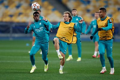 entrenamiento del real madrid