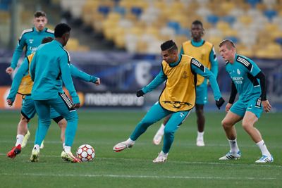 entrenamiento del real madrid