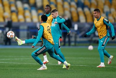 entrenamiento del real madrid