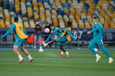 entrenamiento del real madrid