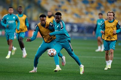 entrenamiento del real madrid