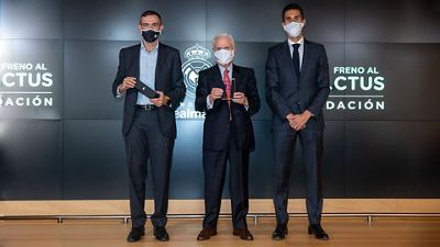 La Fundación Real Madrid firma su colaboración con la Fundación Freno al Ictus