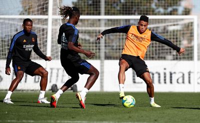 entrenamiento del real madrid