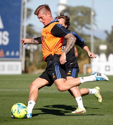 entrenamiento del real madrid