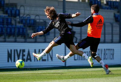 entrenamiento del real madrid