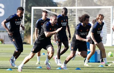entrenamiento del real madrid