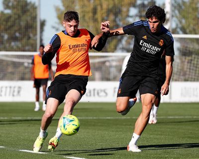 entrenamiento del real madrid