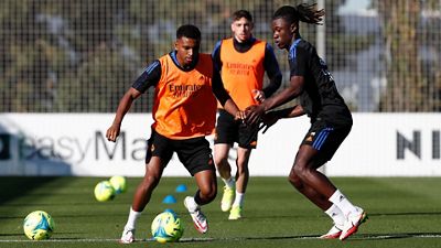 Último entrenamiento antes de visitar el Camp Nou