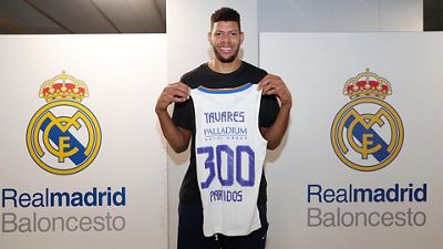 Tavares, 300 partidos con el Real Madrid