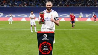 Benzema, elegido mejor jugador de LaLiga en septiembre
