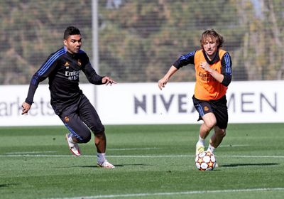 entrenamiento del real madrid