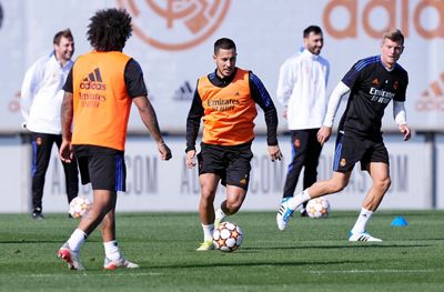 entrenamiento del real madrid