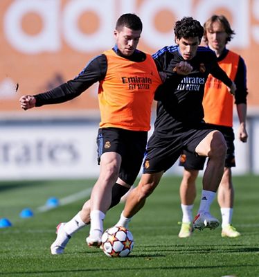 entrenamiento del real madrid
