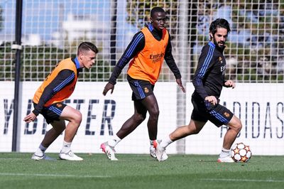 entrenamiento del real madrid