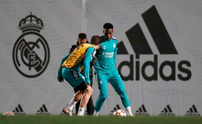 entrenamiento del real madrid