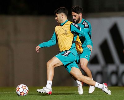 entrenamiento del real madrid