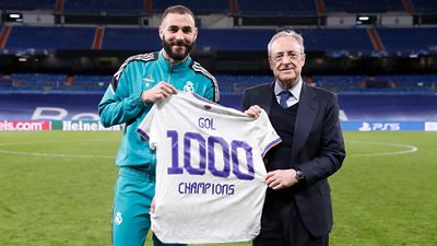 Benzema marca el gol 1.000 del Real Madrid en la Copa de Europa