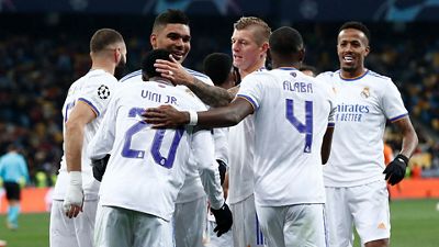 Once inicial del Real Madrid contra el Shakhtar Donetsk