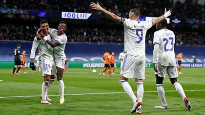 Combinación genial entre Vini Jr. Casemiro y Benzema y golazo del Madrid