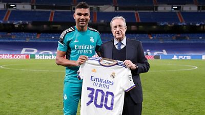 Casemiro: 300 partidos con el Real Madrid