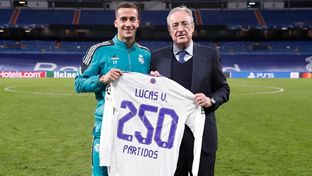 Lucas Vázquez: camiseta conmemorativa por sus 250 partidos con el Real Madrid