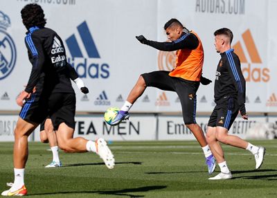 entrenamiento del real madrid