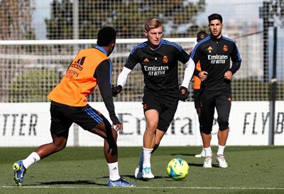 entrenamiento del real madrid