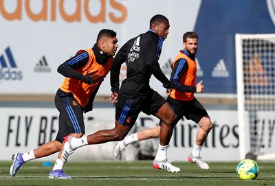 entrenamiento del real madrid