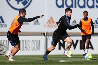 entrenamiento del real madrid