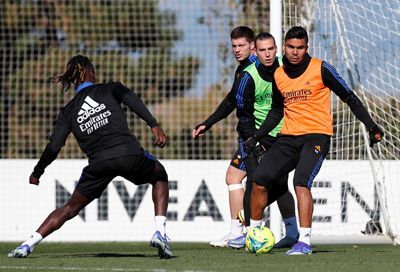 entrenamiento del real madrid