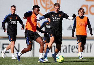 entrenamiento del real madrid