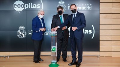 Ecopilas renueva por 11ª temporada su apoyo a la Fundación Real Madrid