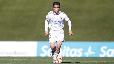 Once inicial del Castilla contra el Barcelona B