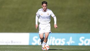 Once inicial del Castilla contra el Barcelona B
